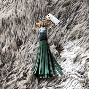 Tory Burch Orb Tassel Fob New Without Tags